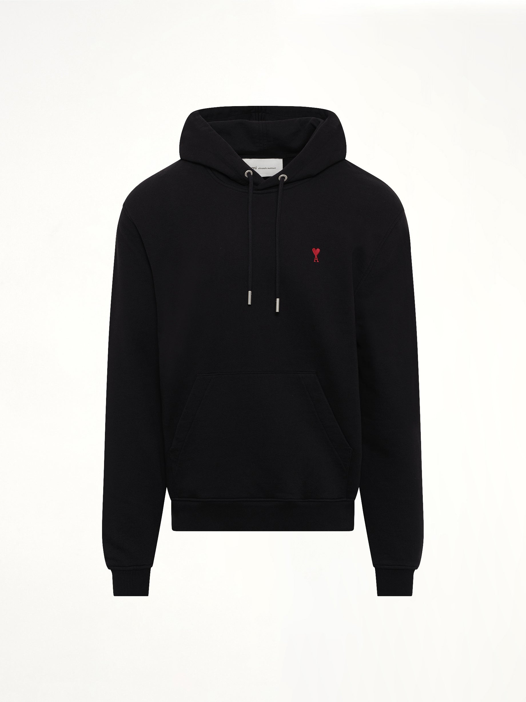 Ami De Coeur Hoodie in Black/Red