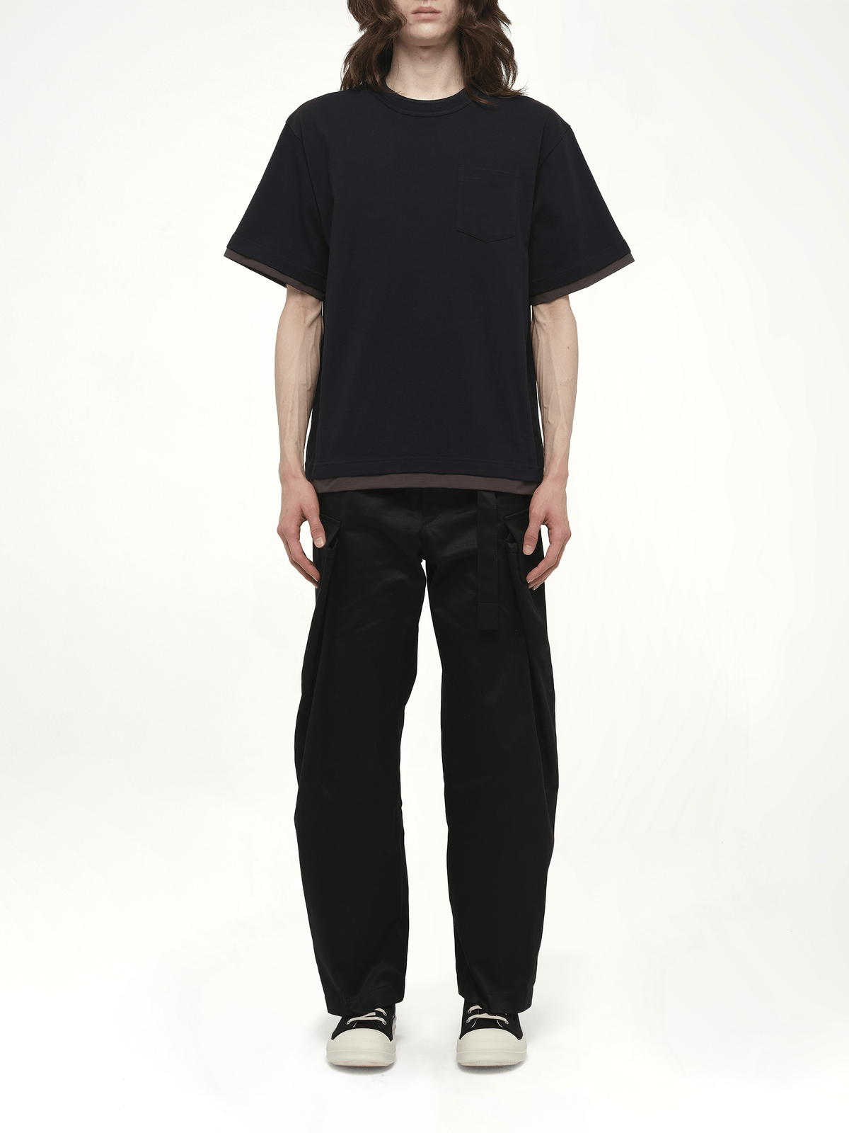Cotton Jersey T-Shirt in Navy