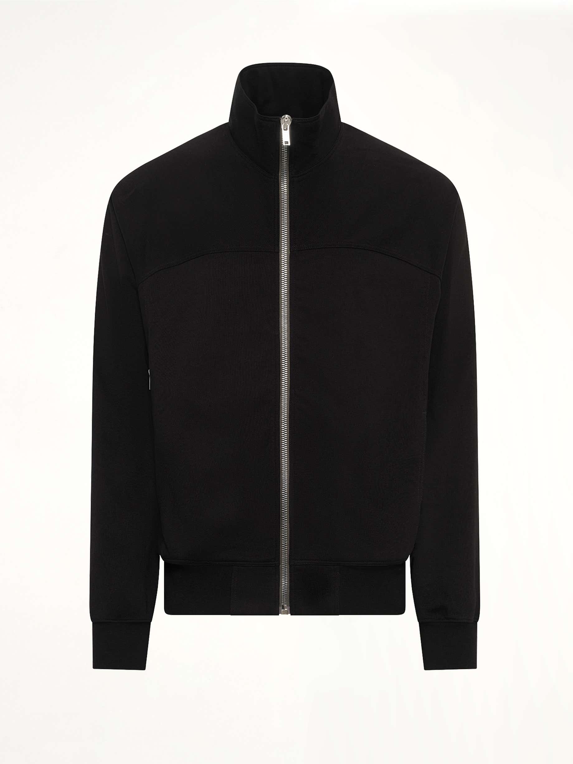 Zipfront Jogger in Black