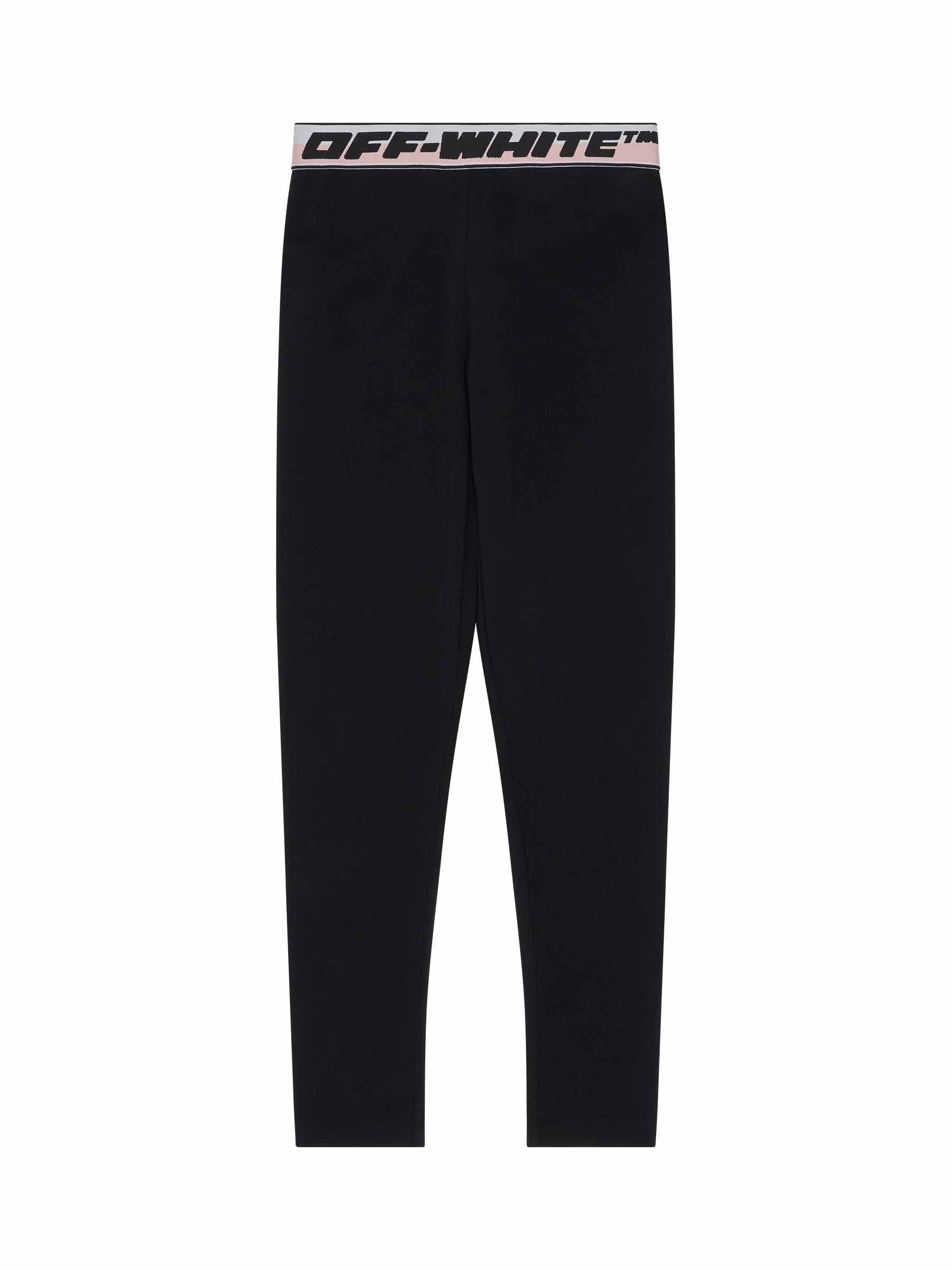 Logo Band Legging in Black